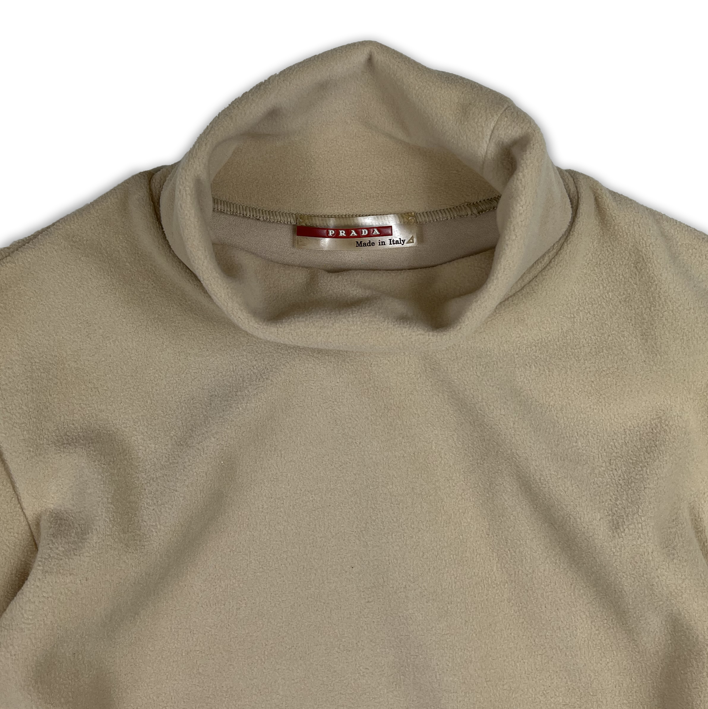 PRADA SPORT CORDED FLEECE ROLLNECK